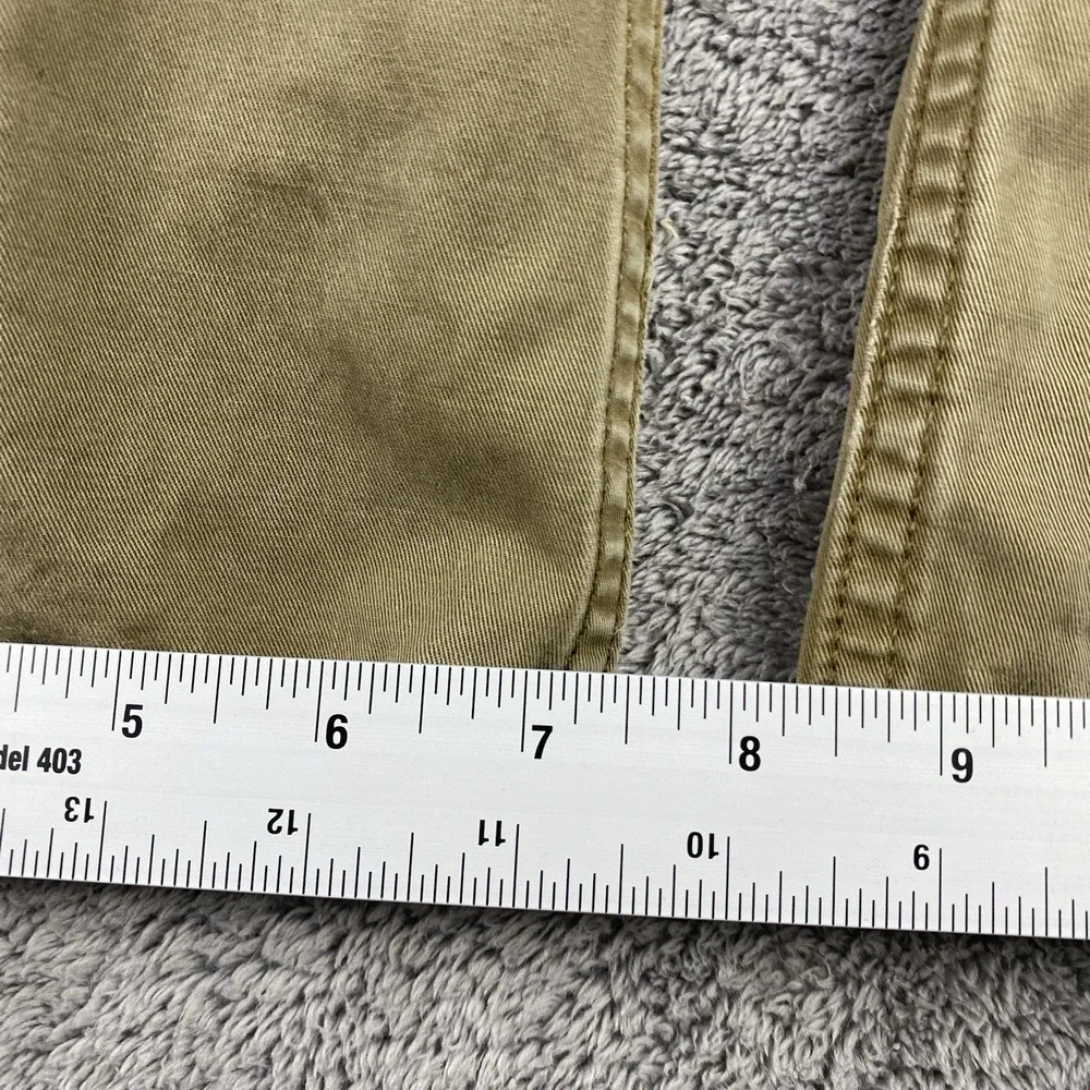 Levis Straight Pants Men 36x30 Tan Khaki Chino Flat‎ Front 100% Cotton